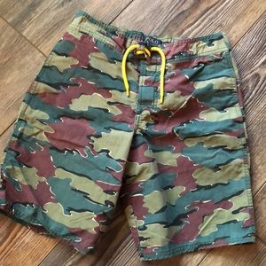 Boys POLO RALPH LAUREN board shorts Med 10-12 CAMO